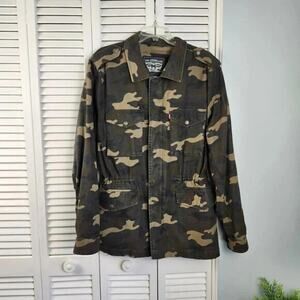 Levi’s Camo Jacket Large Field Utility Logo Graphic